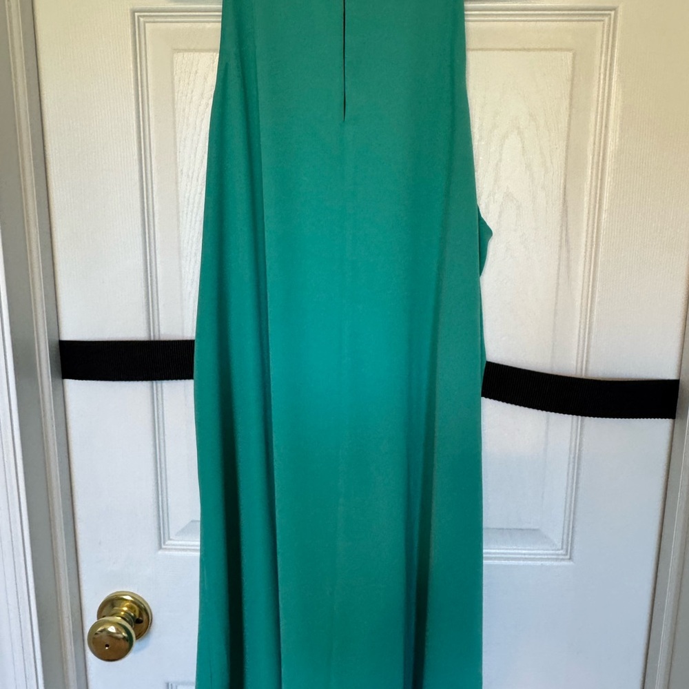 Loft Teal Sleeveless Dress